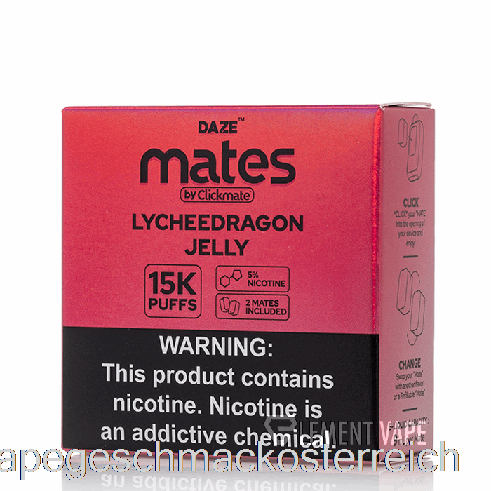 7 Daze Mate Pods Litschi-Drachen-Gelee-Vape-Geschmack